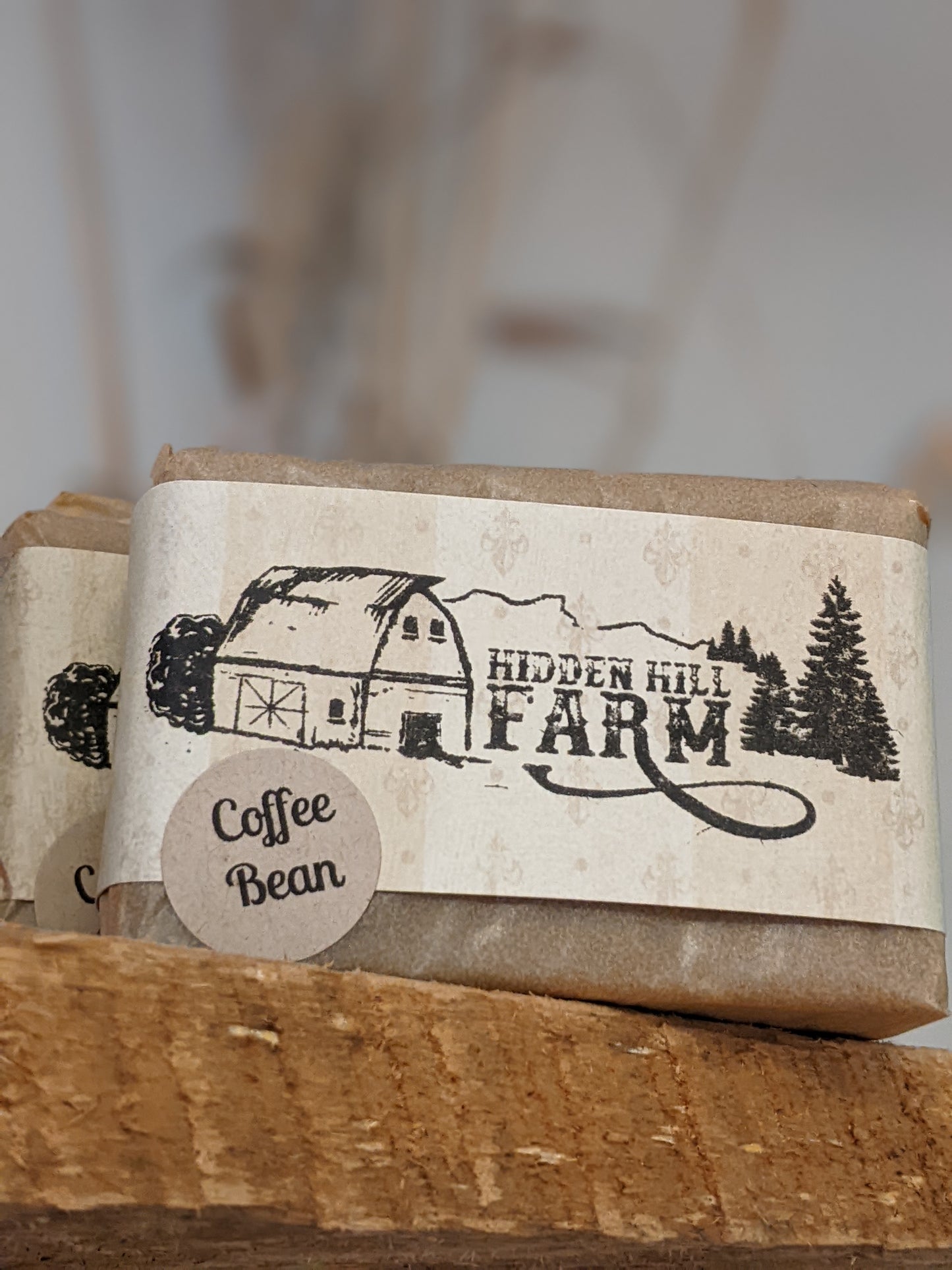 Coffee bean goat milk soap